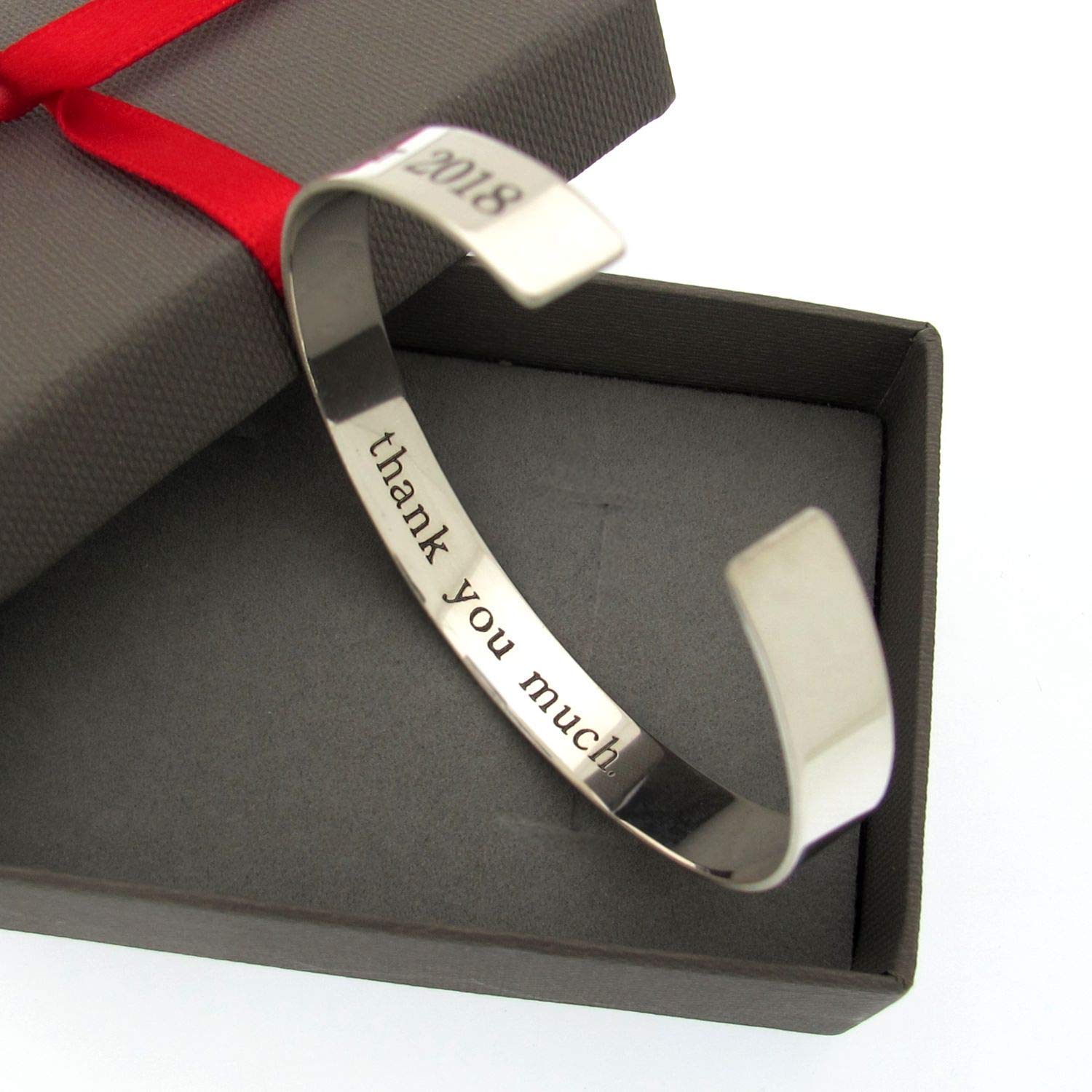 Engraved Sterling Silver Cuff Bangle Bracelet for Men - deals Handmade Personalised Silver Bangle