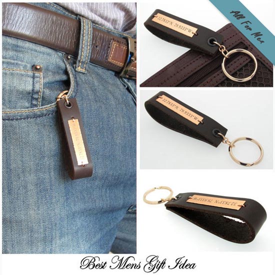 Relentless Tactical | The Ultimate Leather Keychain | Made in USA | Hand  Made of Full Grain Leather | Luxury Valet Keychain at  Men’s Clothing