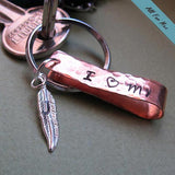 Pitbull Lovers Keychain for Men - Metal Dog Keychain